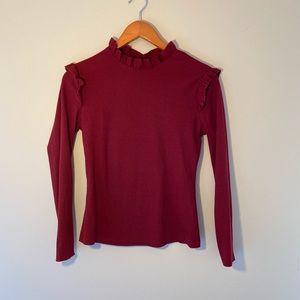 long sleeve red shirt